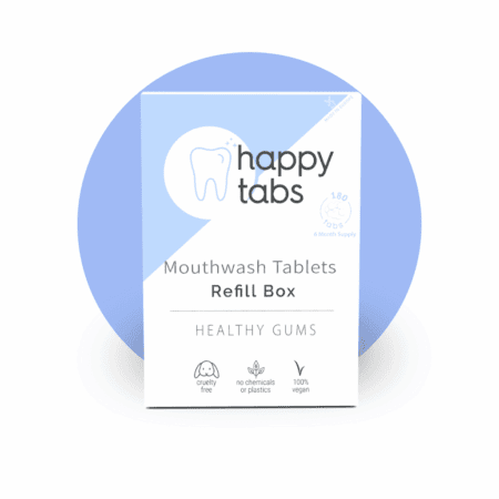 Refill Happy Tabs Mouthwash Tablets (180 tabs) Στοματικό διάλυμα σε ταμπλέτες