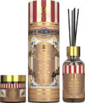 HiSkin Christmas– Gingerbread Cookies 2-Pieces Set | Diffuser 80ml  & Soy Candle 100ml– Set Δώρου Αρωματικό Κερί Σόγιας & Diffuser σε Χριστουγεννιάτικη Carousel Συσκευασία
