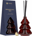 HiSkin – Glass Christmas Tree Diffuser maroon 100ml- Christmas Dream